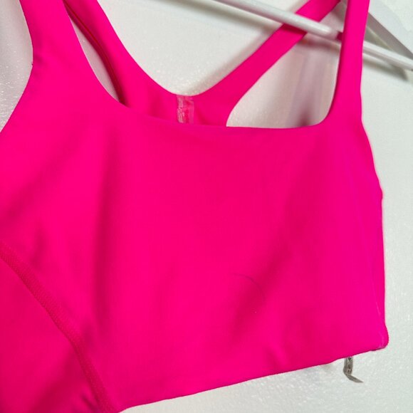 FREE PEOPLE Never Better Square Neck Bra in Hot Pink Size Small - Picture 6 of 14
